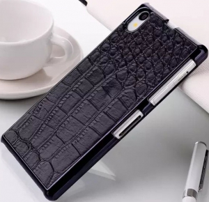 Чехол для Sony Xperia Z1 Croco Black Чехол для Sony Xperia Z1 Croco Black